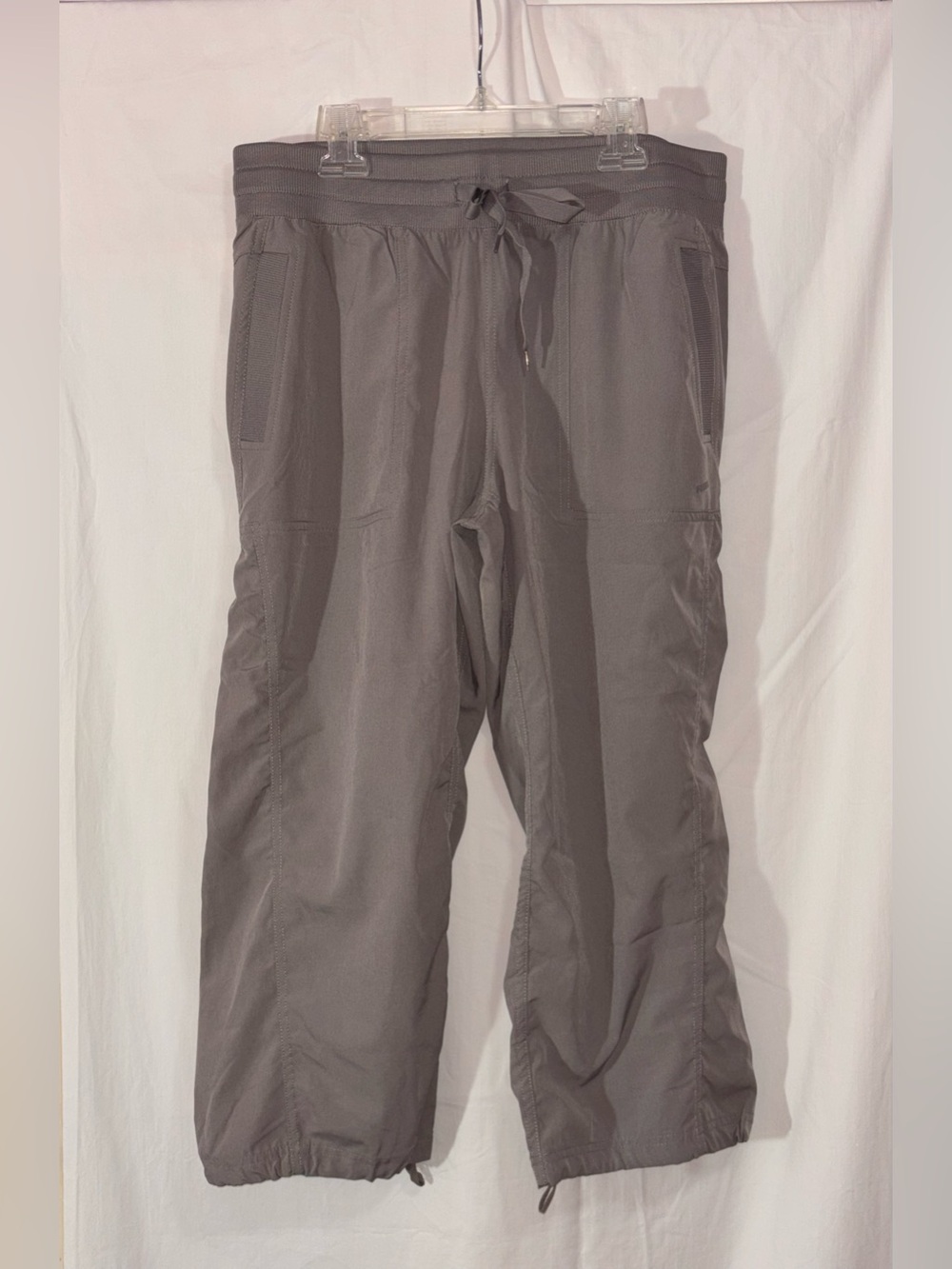 RBX Women's Gray Drawstring Capris